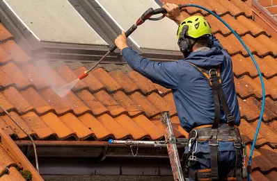 Démoussage et hydrofuge de toiture à Saint-Victour